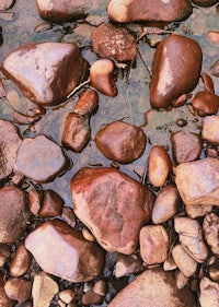 rocks in the water photograph - rocks in the water fine art print